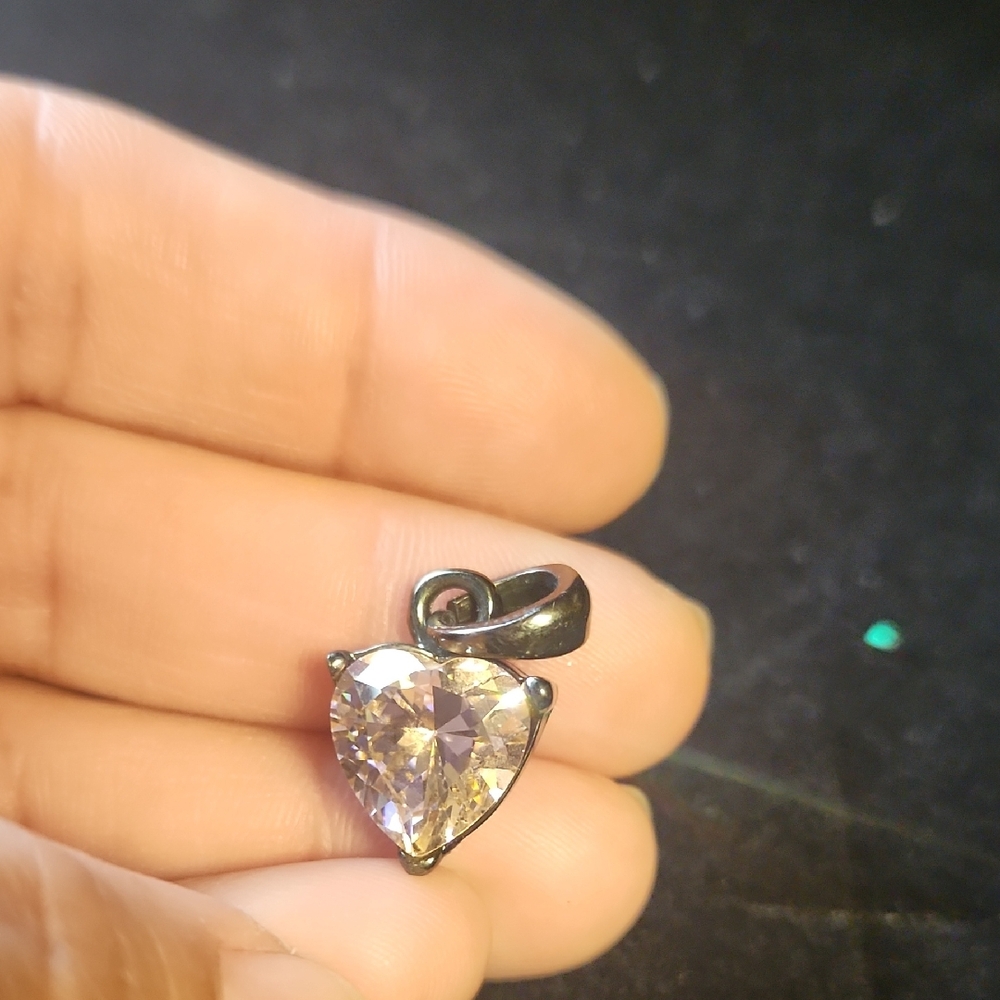 Heart-Shaped Silver Pendant